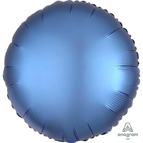 <!--061-->Satin Blue Circle Balloon