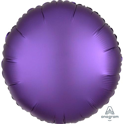 <!--061-->Satin Purple Circle Balloon