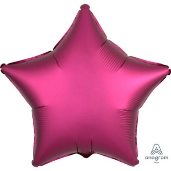 Satin Hot Pink Star Balloon