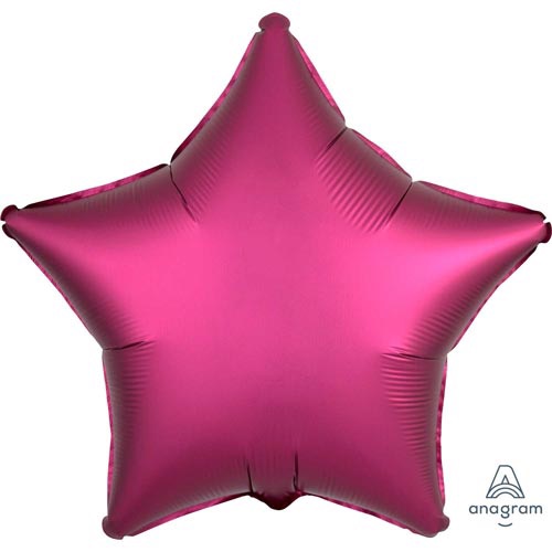 <!--062-->Satin Hot Pink Star Balloon