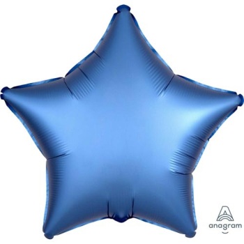 Satin Blue Star Balloon