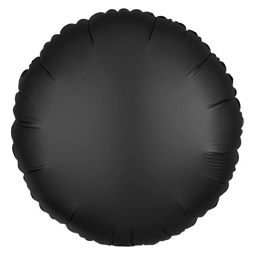 <!--057-->Satin Black Circle Balloon