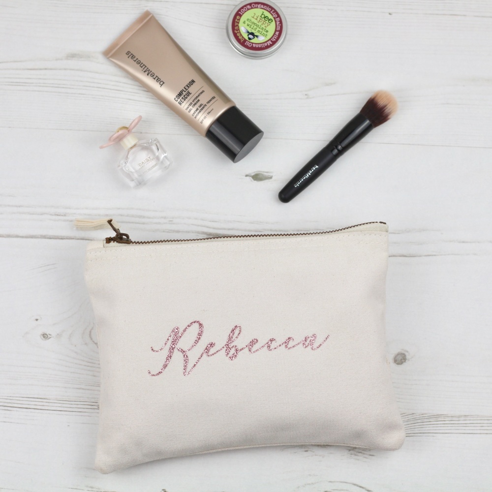 Personalised Pouch - Natural