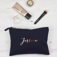 <!--003-->Personalised Pouch - Navy