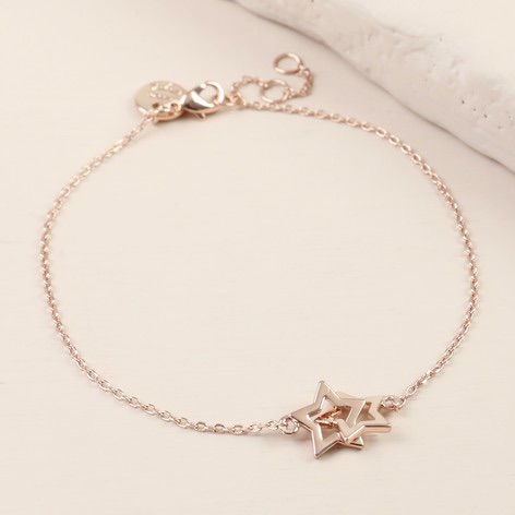 Rose gold star bracelet | CeFfi