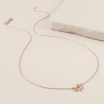 Star Necklace - Rose Gold