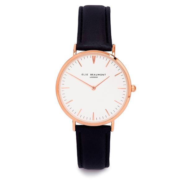 Black and rose gold watch | CeFfi
