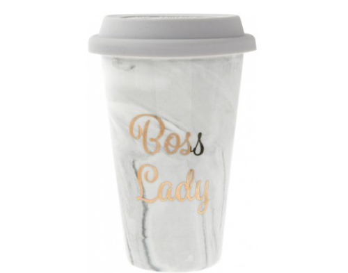 boss lady travel mug