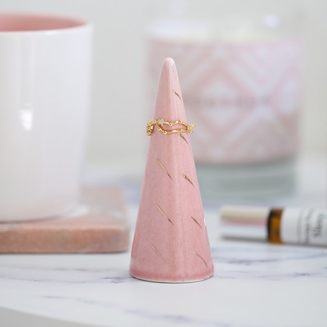 Pink & Gold - Ring Cone