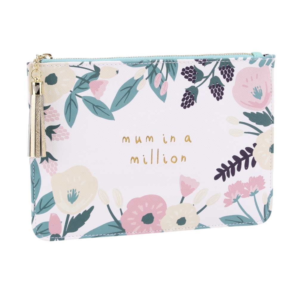 Mum in a million bag, pouch bag, quote pouch bags | CeFfi
