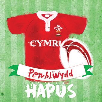 Welsh Rugby - Penblwydd Hapus - Card