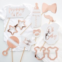 Rose Gold Baby - Photo Props