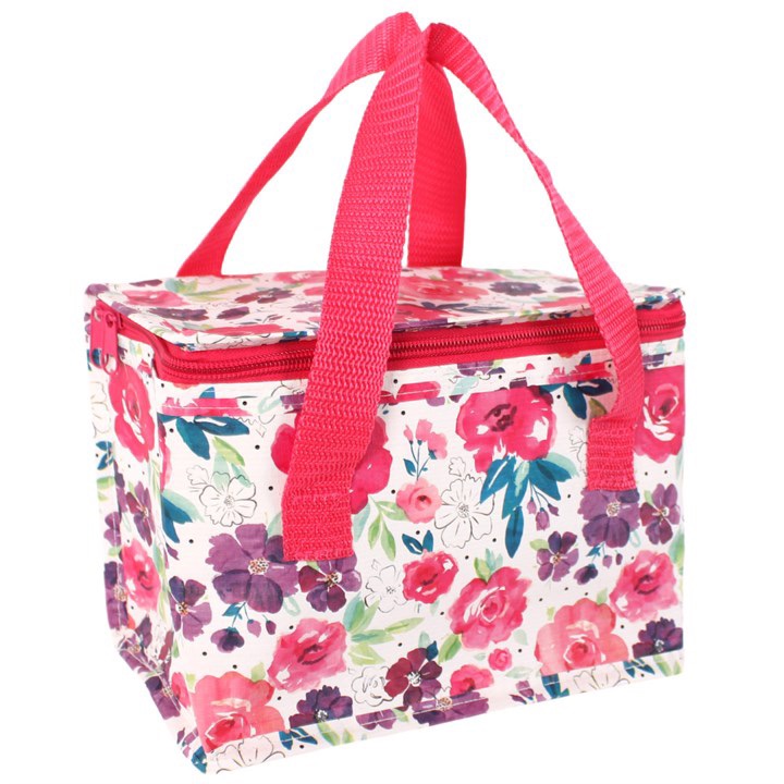 White Floral - Lunch Bag