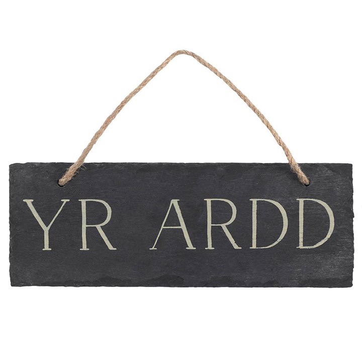 Yr add sign, slate sign, welsh gifts,  welsh slate gifts