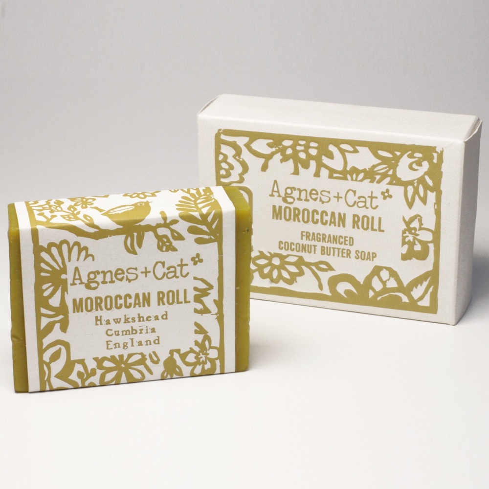 Moroccan roll soap, coconut butter soap, agnes and cat stockist | CeFfi