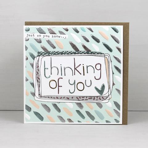 Thinking of you hearts - Card