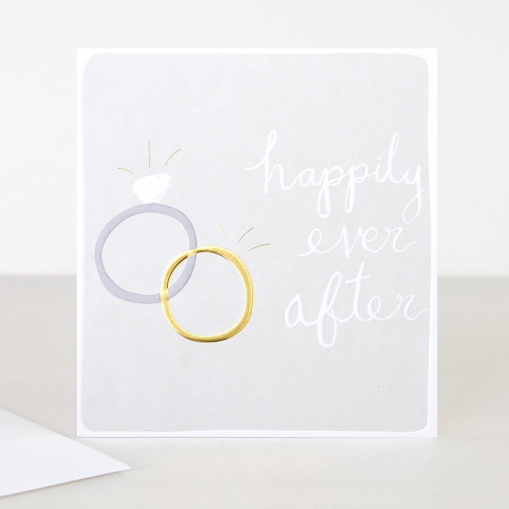 wedding card, happily ever after card, Caroline gardener cards | CeFfi