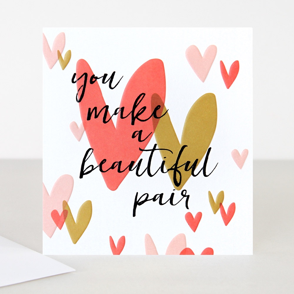 You make a beautiful pair card, beautiful pair card, Modern cards | CeFfi