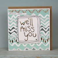 <!--091-->We'll miss you- Card