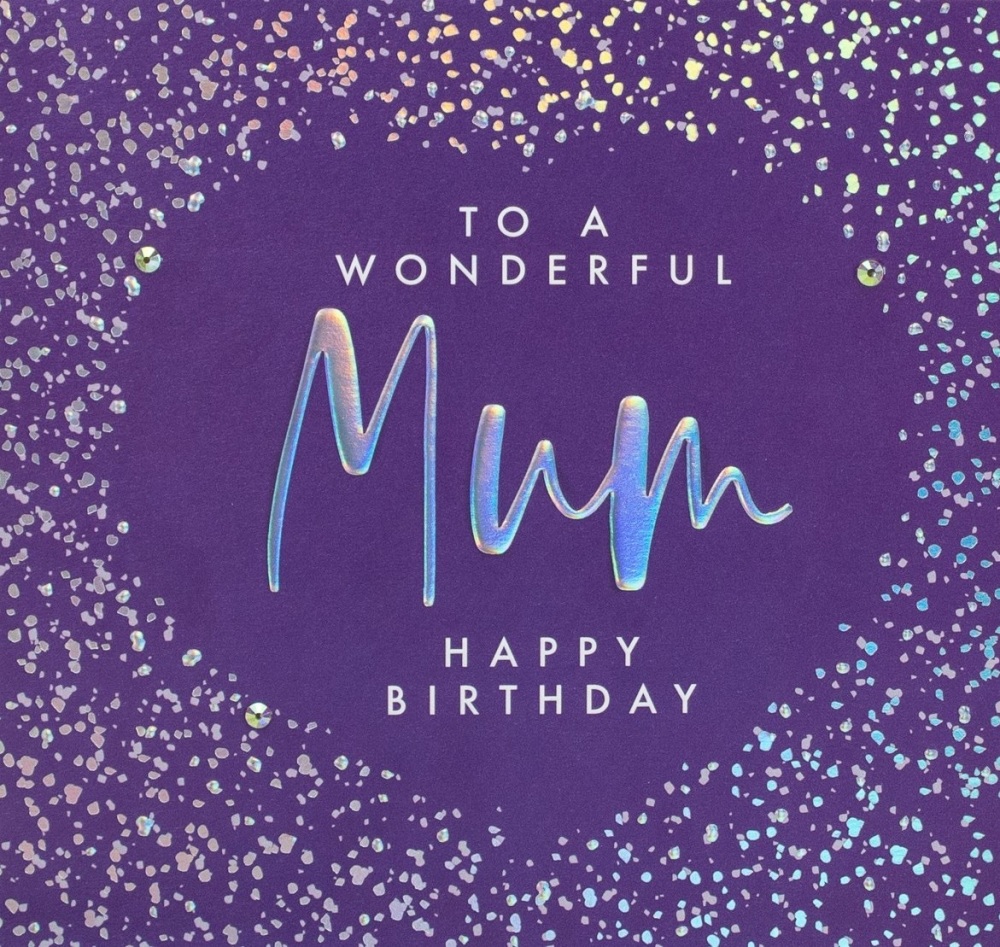Mum happy birthday card, happy birthday mum card, card for mum modern cards