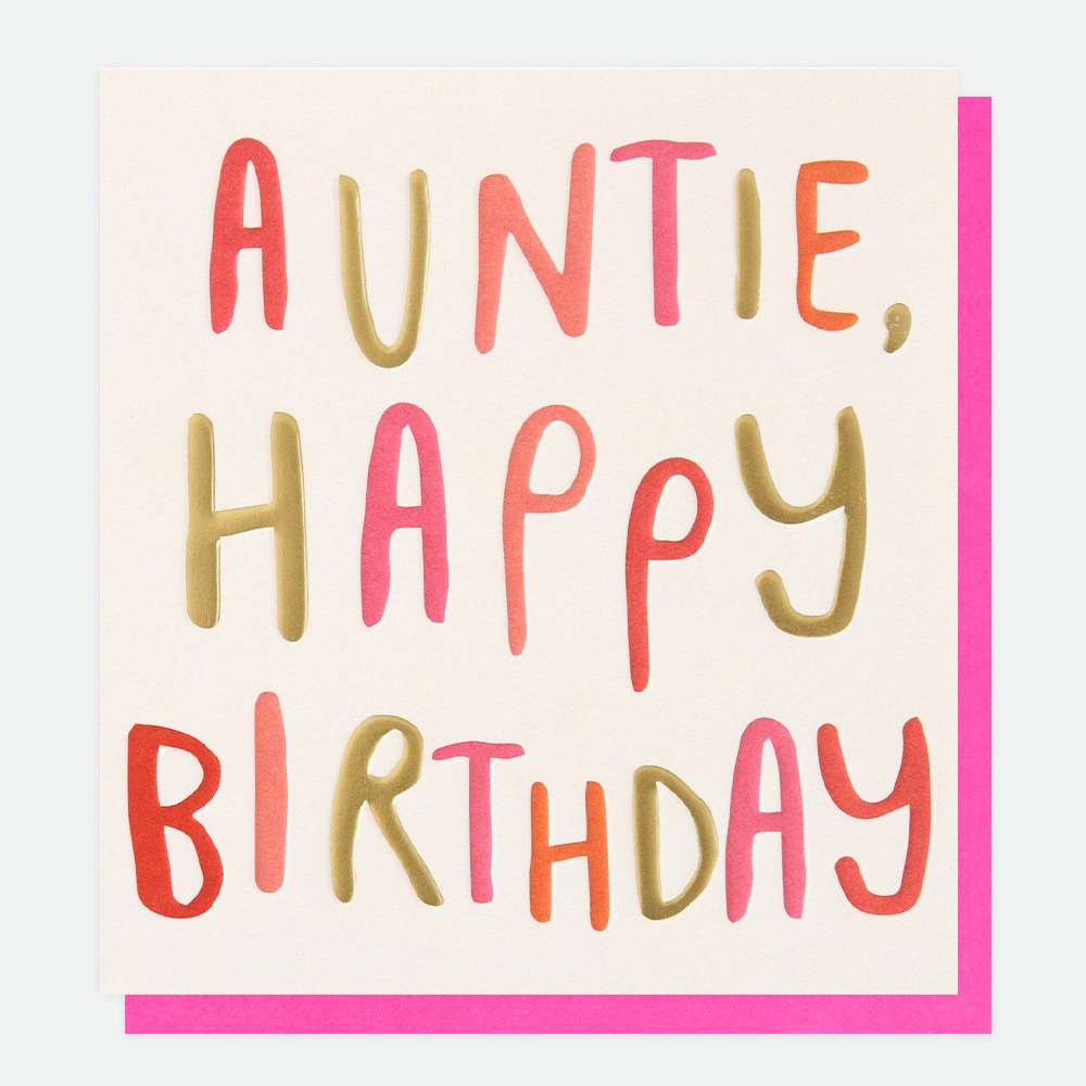 Auntie Birthday- Card
