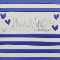 <!--091-->Husband Birthday- Card