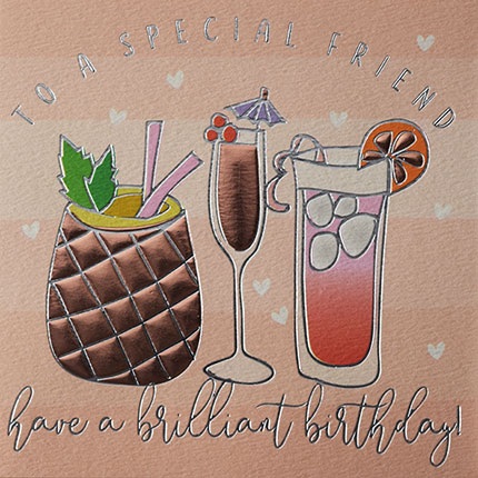 Special Friend Birthday- Card