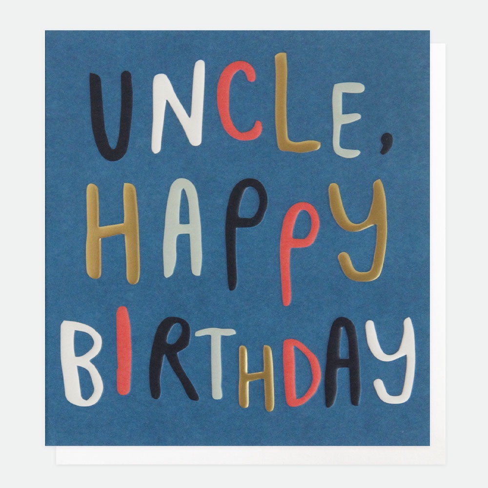 uncle birthday card, birthday card for uncle, uncle happy birthday card | C