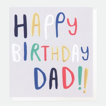 Happy Birthday Dad- Card