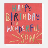 <!--091-->Wonderful Son Birthday- Card