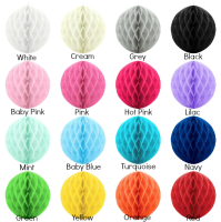 <!--001-->Honeycomb Decoration - 20cm - Various Colours