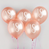 <!--001--> 18 Latex Balloons - 5 - Various Colours