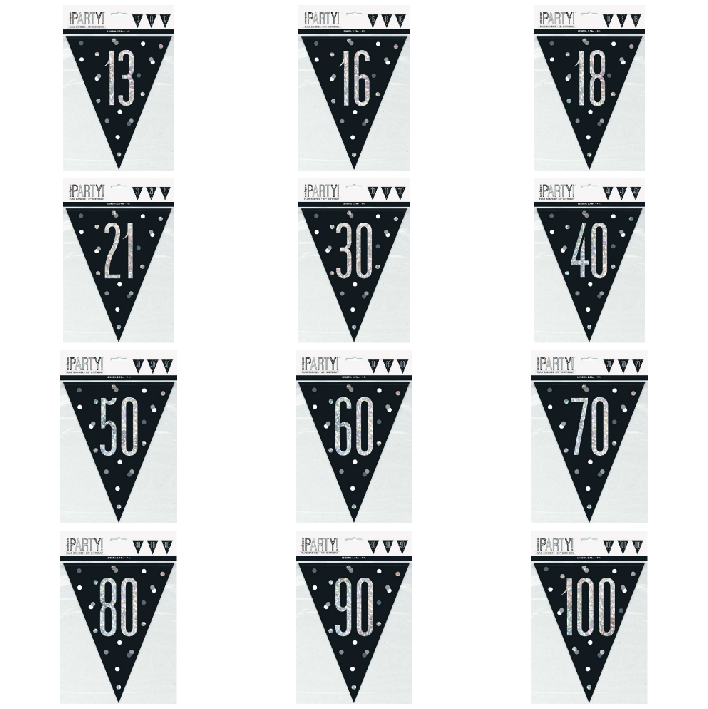 Black and silver age bunting, age bunting, 18 bunting, flag bunting, age ba