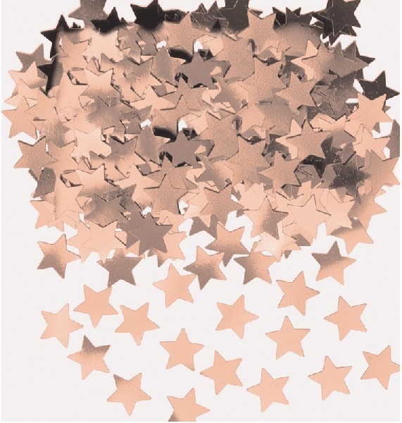 Rose Gold Star - Confetti