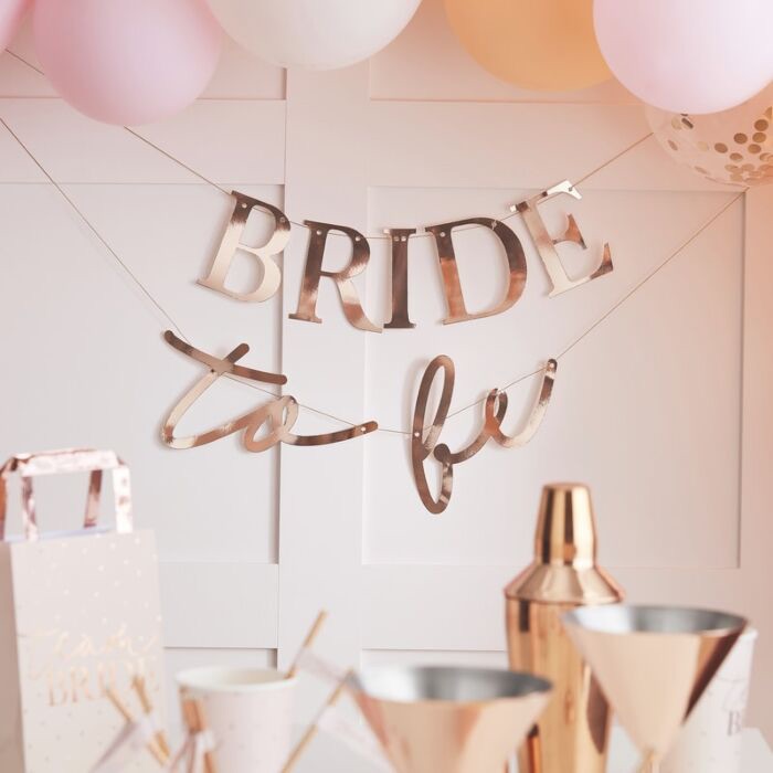 Rose Gold - Bride to be - Bunting