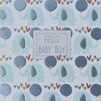 Hello Baby Boy - Card