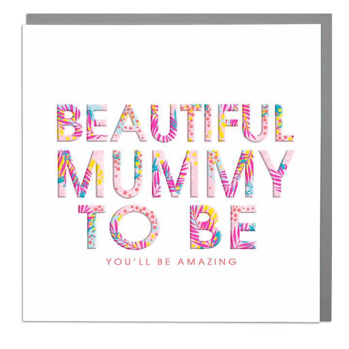 Mummy to be card, new mum card, baby shower card, card for  an expecting mu