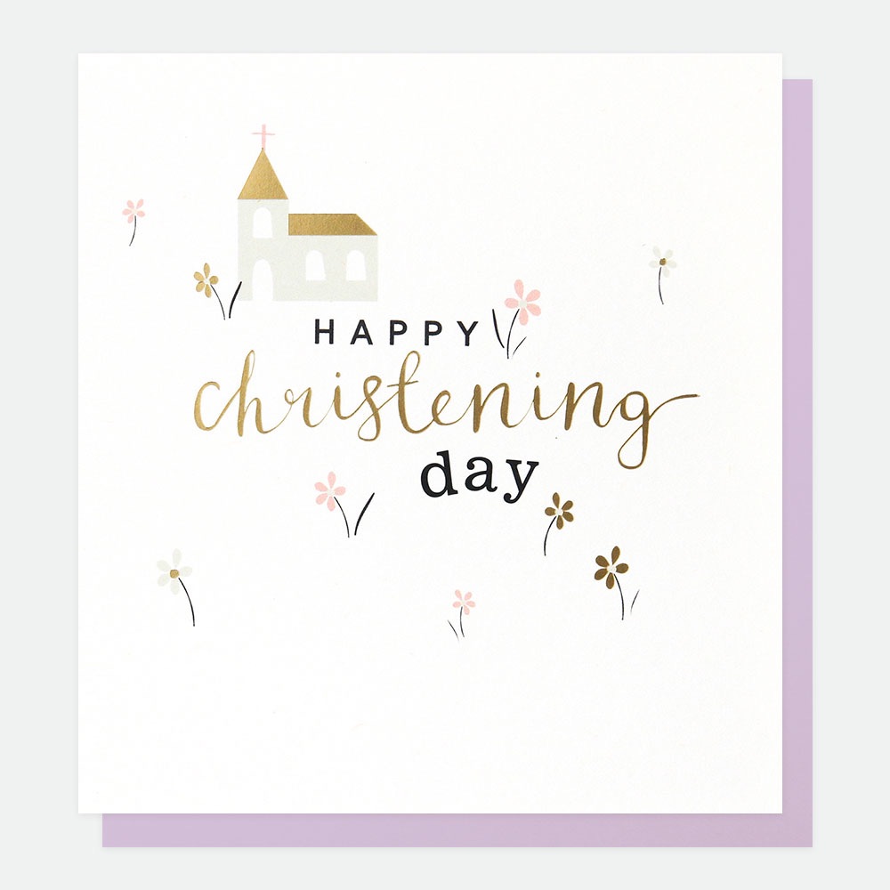 Christening day card, card for christening, happy christening day card