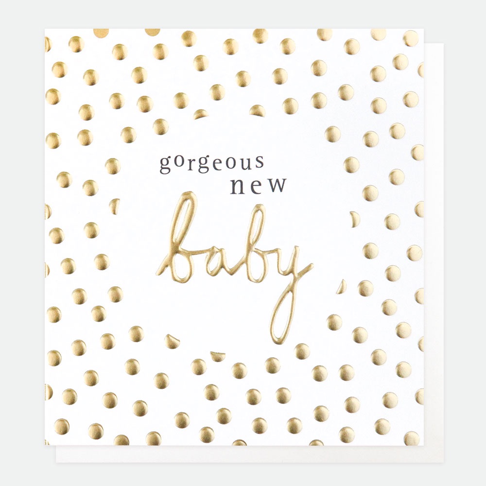 Gorgeous new baby  Card, new baby card, neutral baby card