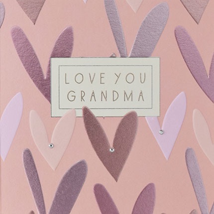 Love You Grandma - Card