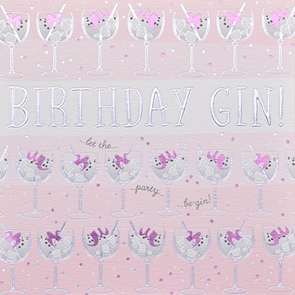 Birthday Gin - Card
