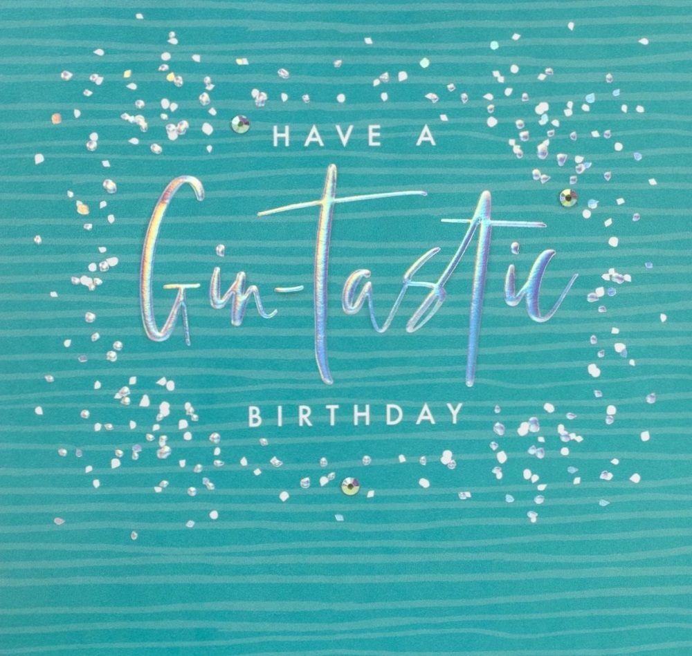 Birthday Gin Card, gin birthday card, gin lover card, gin lover birthday ca