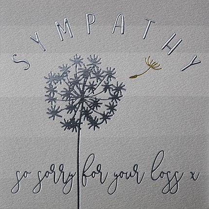 Sympathy card, sorry for your loss card, cards for sympathy