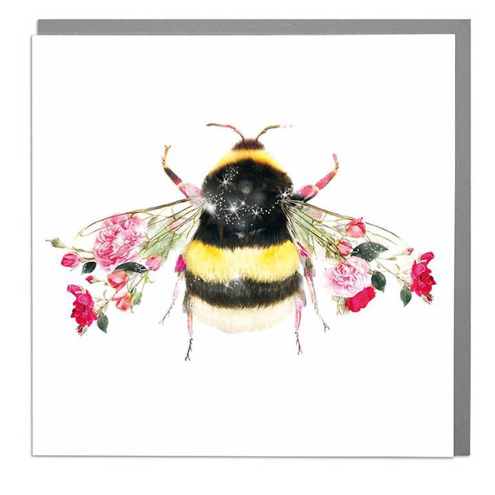 Bee Card, card with bee, bee lover card