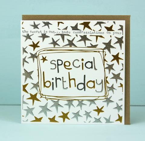 Special Birthday - Card, Birthday card, happy birthday card, modern birthda