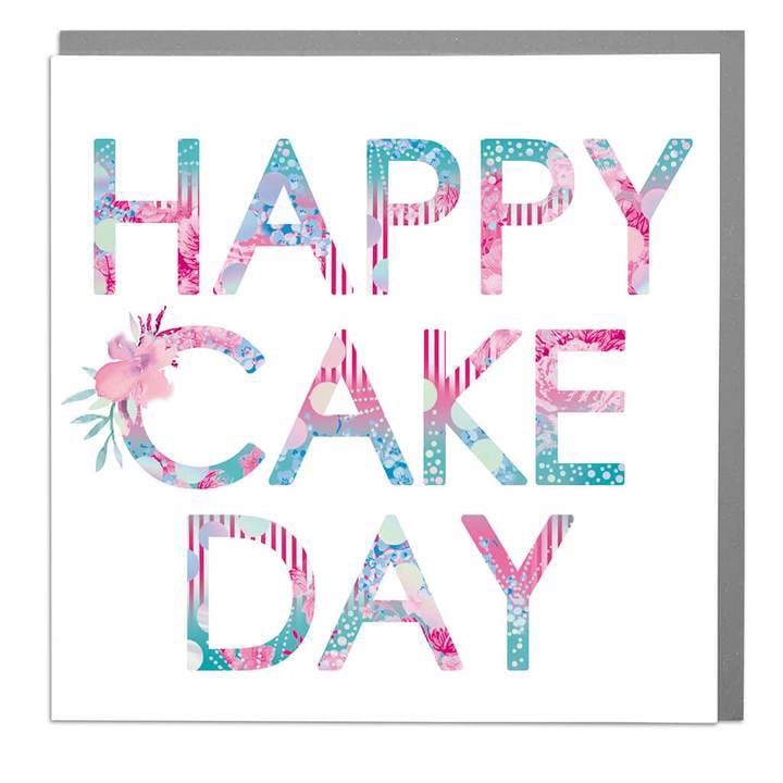 happy cake day card, Birthday card, happy birthday card, modern birthday ca