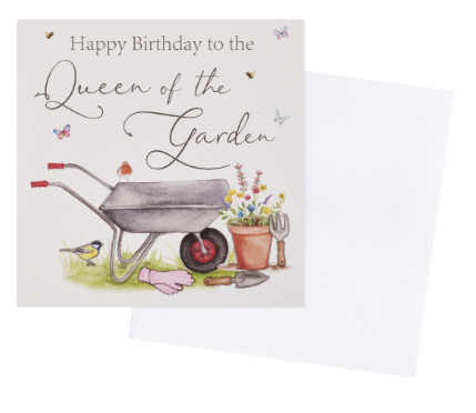Queen of the garden Birthday - Card