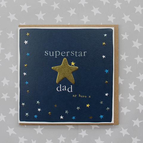 Superstar Dad Card, dad card, superstar dad, card for dad, fathers day card