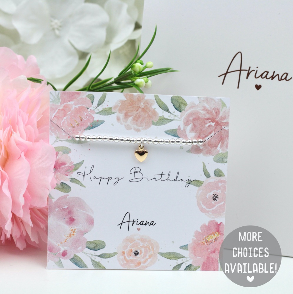 Happy Birthday Bracelet - Ariana Jewellery - Various Choice 