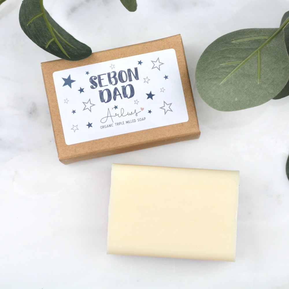 Sebon Dad, dad's soap, natural soap, organic soap, arlws soap